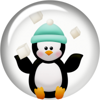 a winter penguin